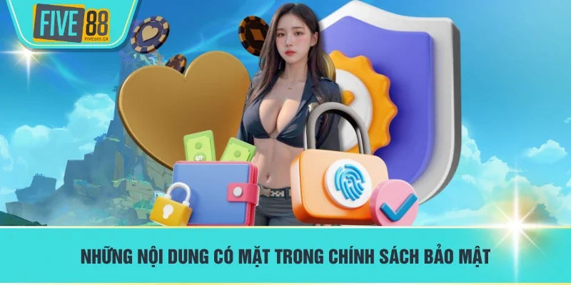 Những nội dung có mặt trong chính sách bảo mật