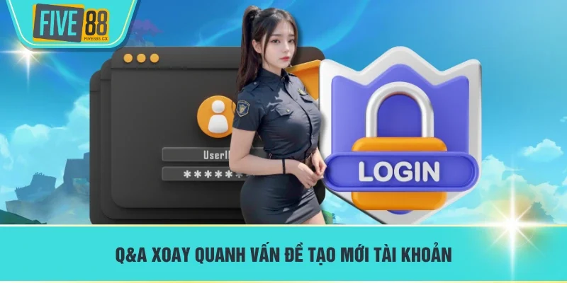 Q&A xoay quanh vấn đề tạo mới tài khoản